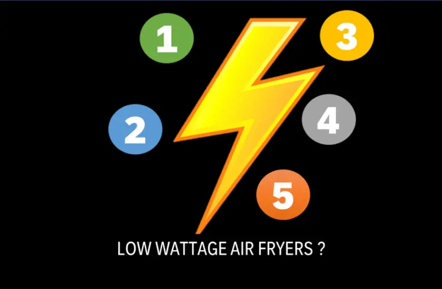 Low Wattage Air Fryers (Top Brands..!)