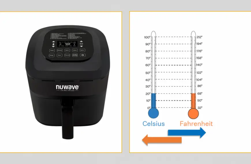 How to change Nuwave Brio 8-Quart air fryer to Fahrenheit? [TRY THIS]