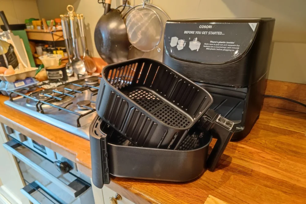 COSORI Air Fryer Accessories, Replacement 5.8QT Original Basket For COSORI